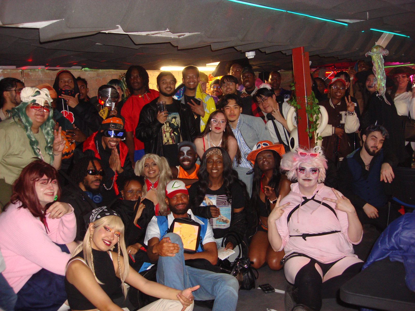 Large group photo in costume at an Ambifest event
